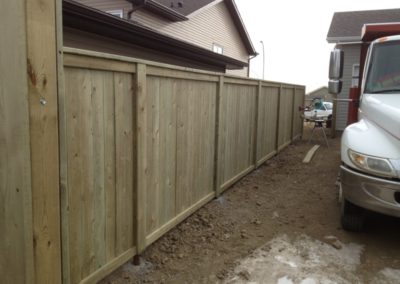 Treated Fence Construction