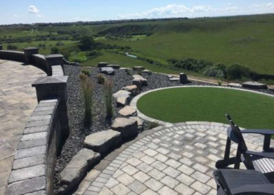 Dream outdoor living space with a view