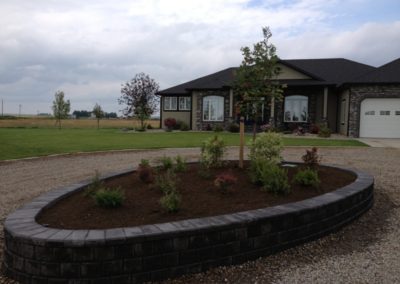 Retaining Wall Plantbed