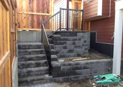 Retaining Wall Stairs