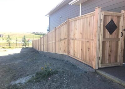 Cedar fence