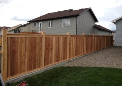 Cedar fence