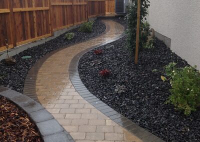 Paving stone pathway