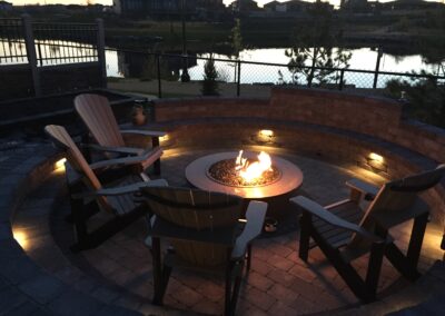 Fire pit patio