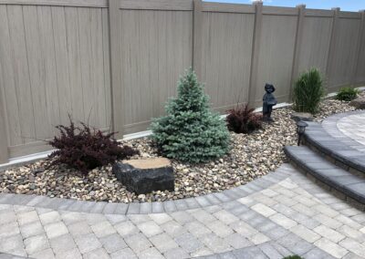 Paving stone patio Lethbridge