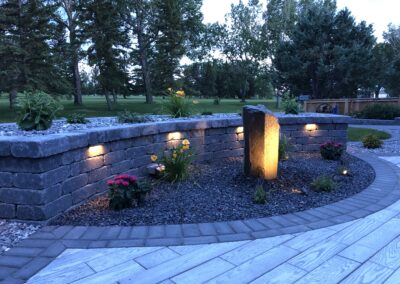 Water Feature, landscape lighting