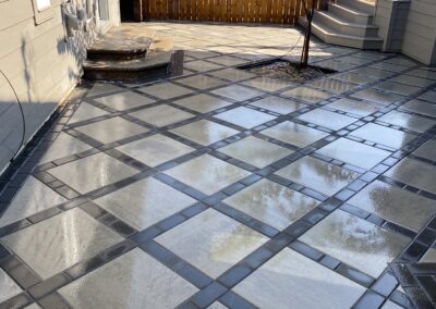 paving stone patio