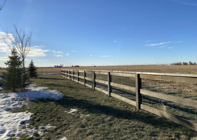 Fir acreage fence